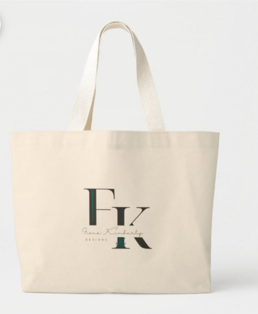 Luxury Designer Canvas Tote by Fiona Kimberly