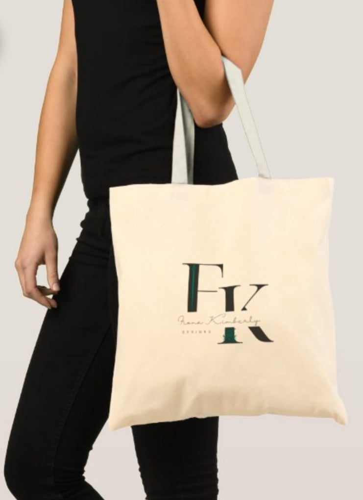 Luxury Designer Canvas Tote by Fiona Kimberly
