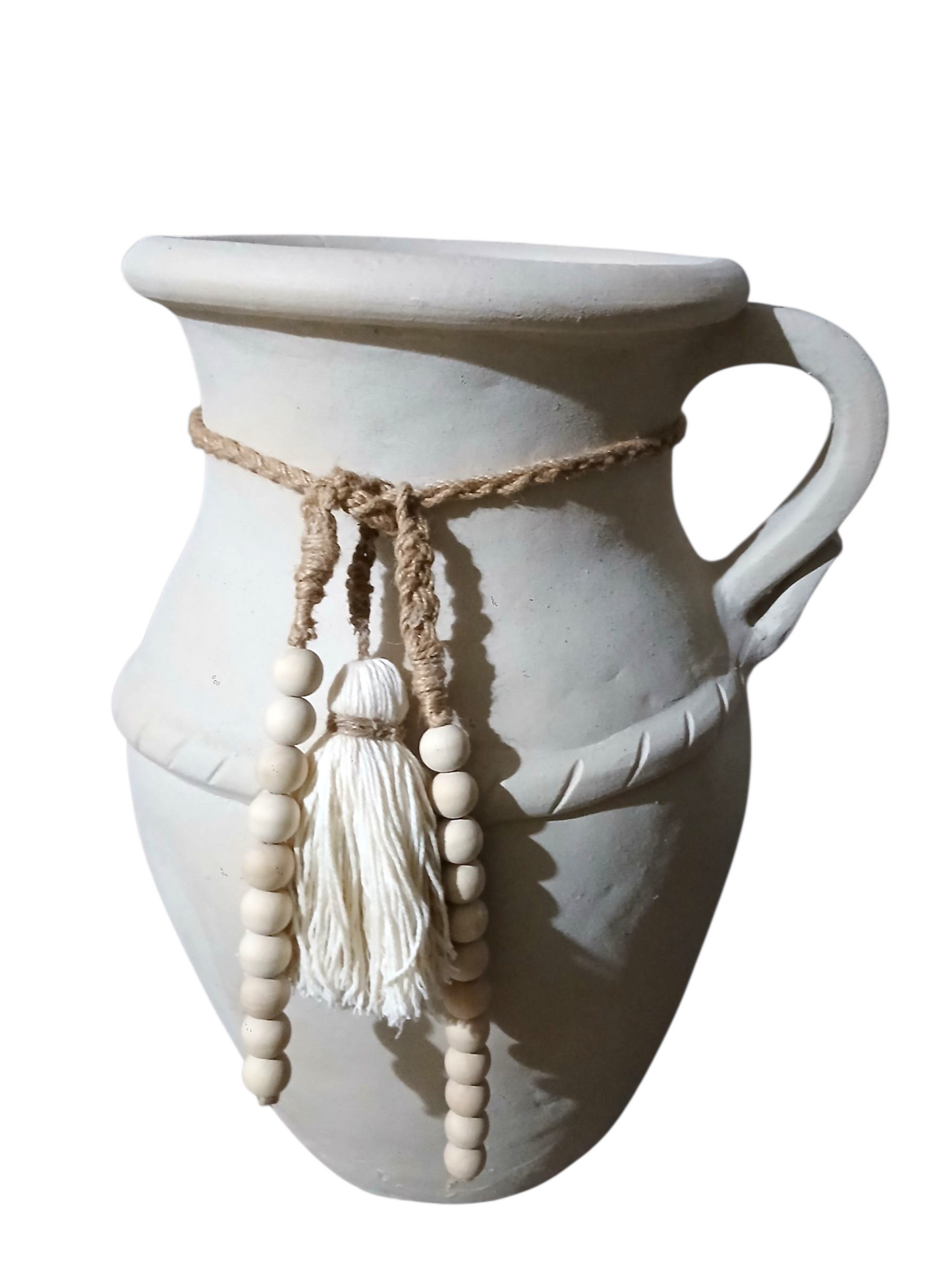Luxury Farmhouse Textured XL Floor Vase