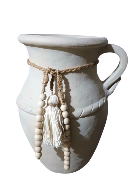 Luxury Farmhouse Textured XL Floor Vase