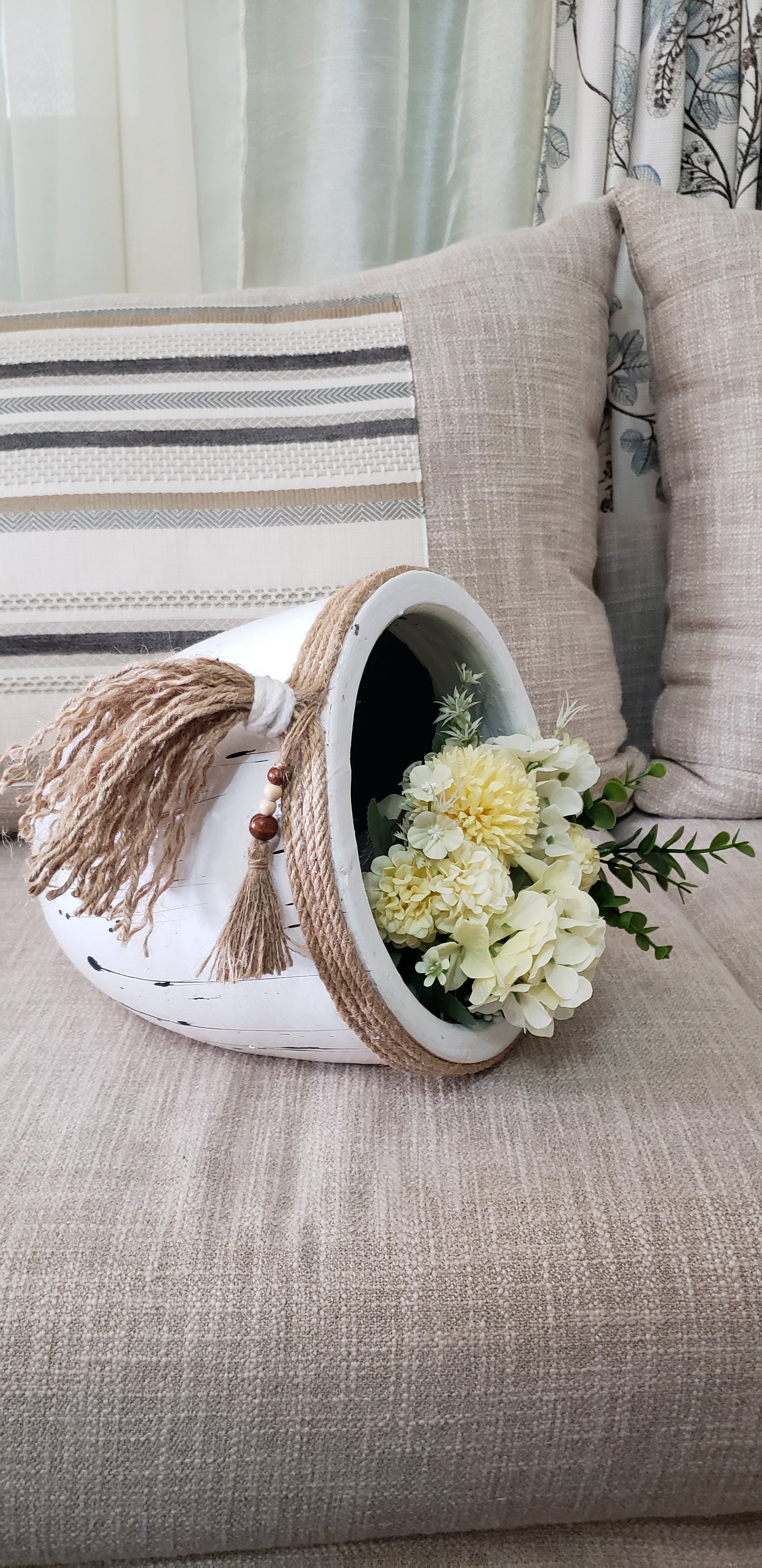 Large Rustic Modern Clay Pot