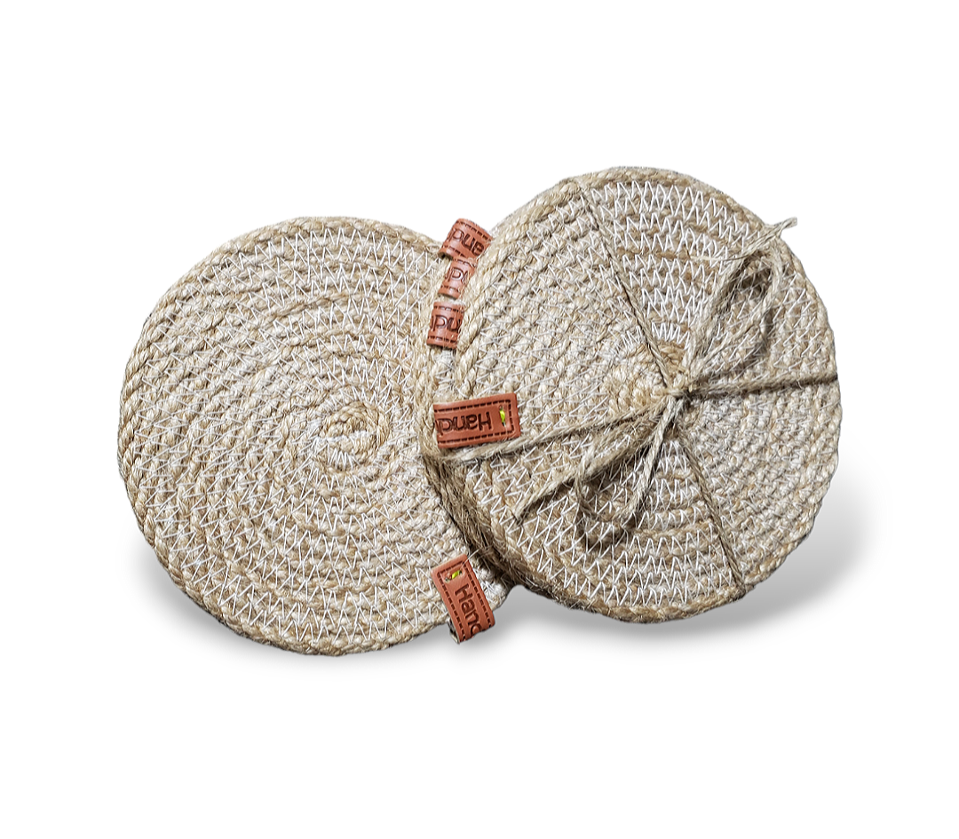 Rustic Jute Rope Coasters