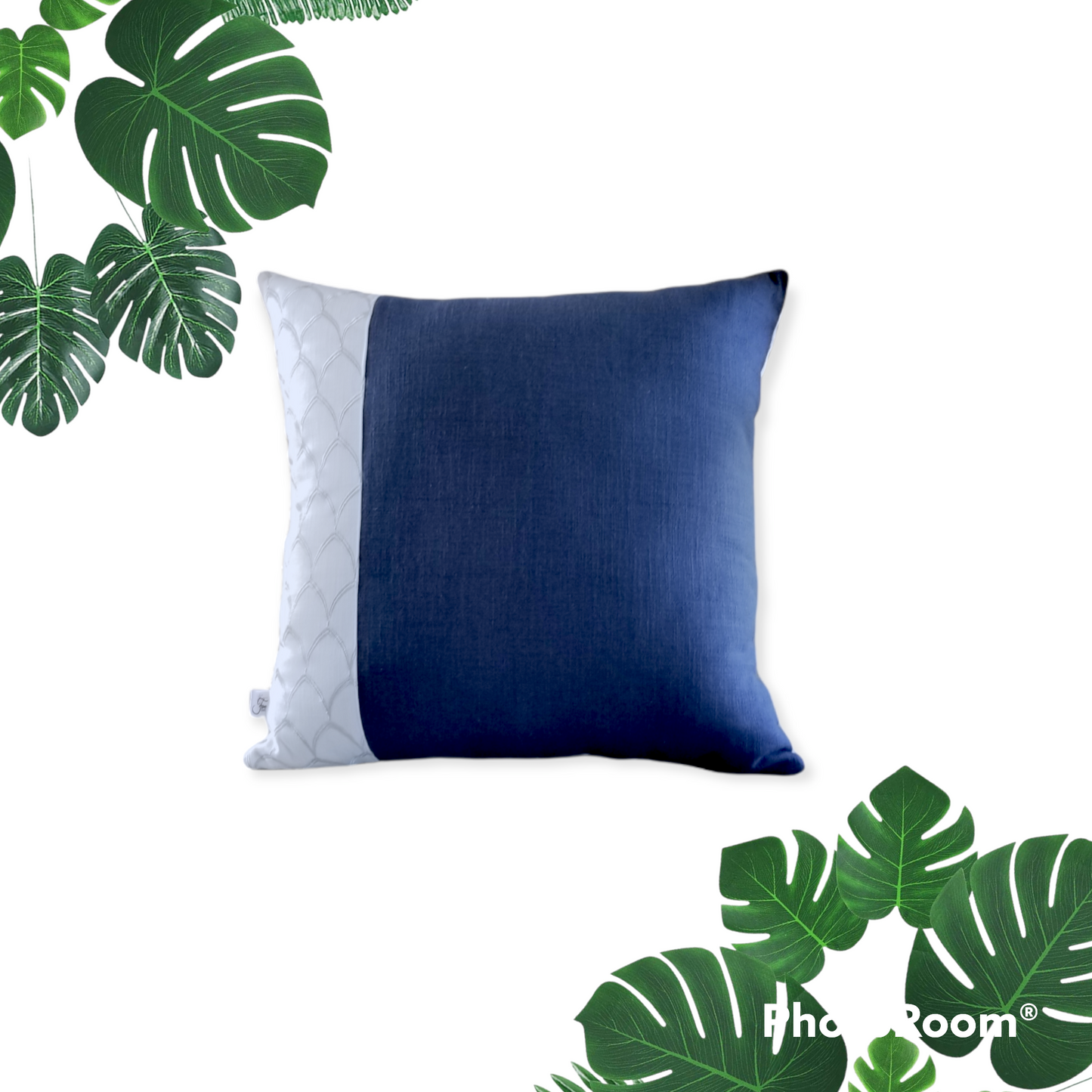 Grey and White Paratha Designer Decorative Pillow - Advenique Home Decor