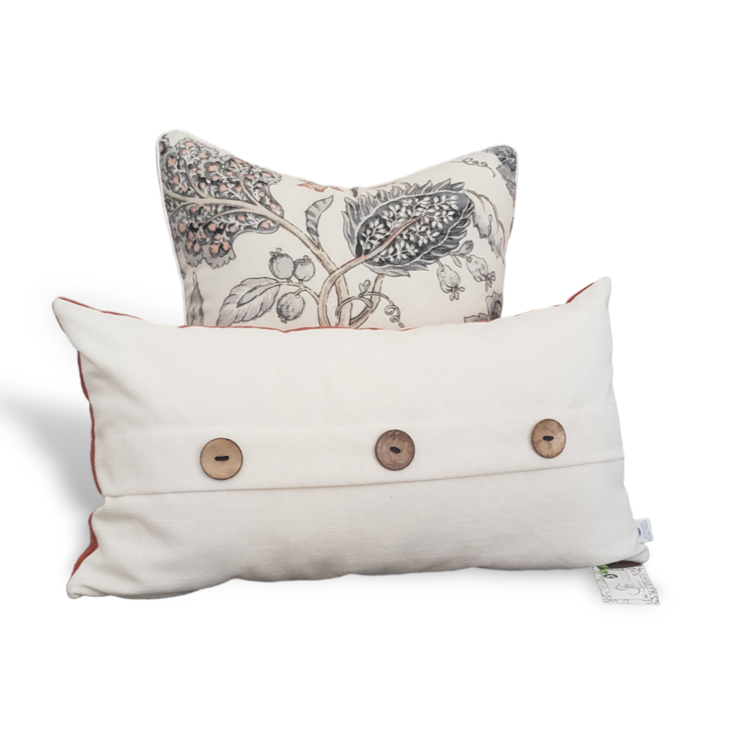 Luxury Decorative Throw Pillows from PKaufmann Ravello Bittersweet Fabric.