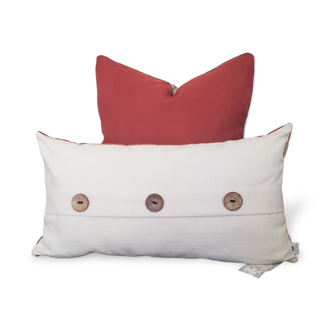 Luxury Decorative Throw Pillows from PKaufmann Ravello Bittersweet Fabric.
