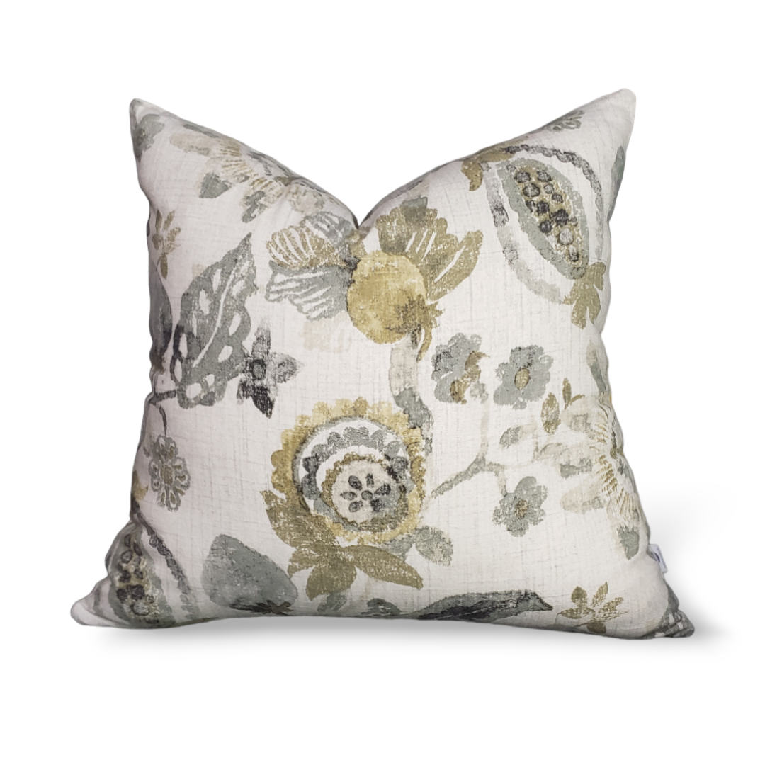 Richloom Anastasia Throw Pillow. Luxury Designer Cushion Cover