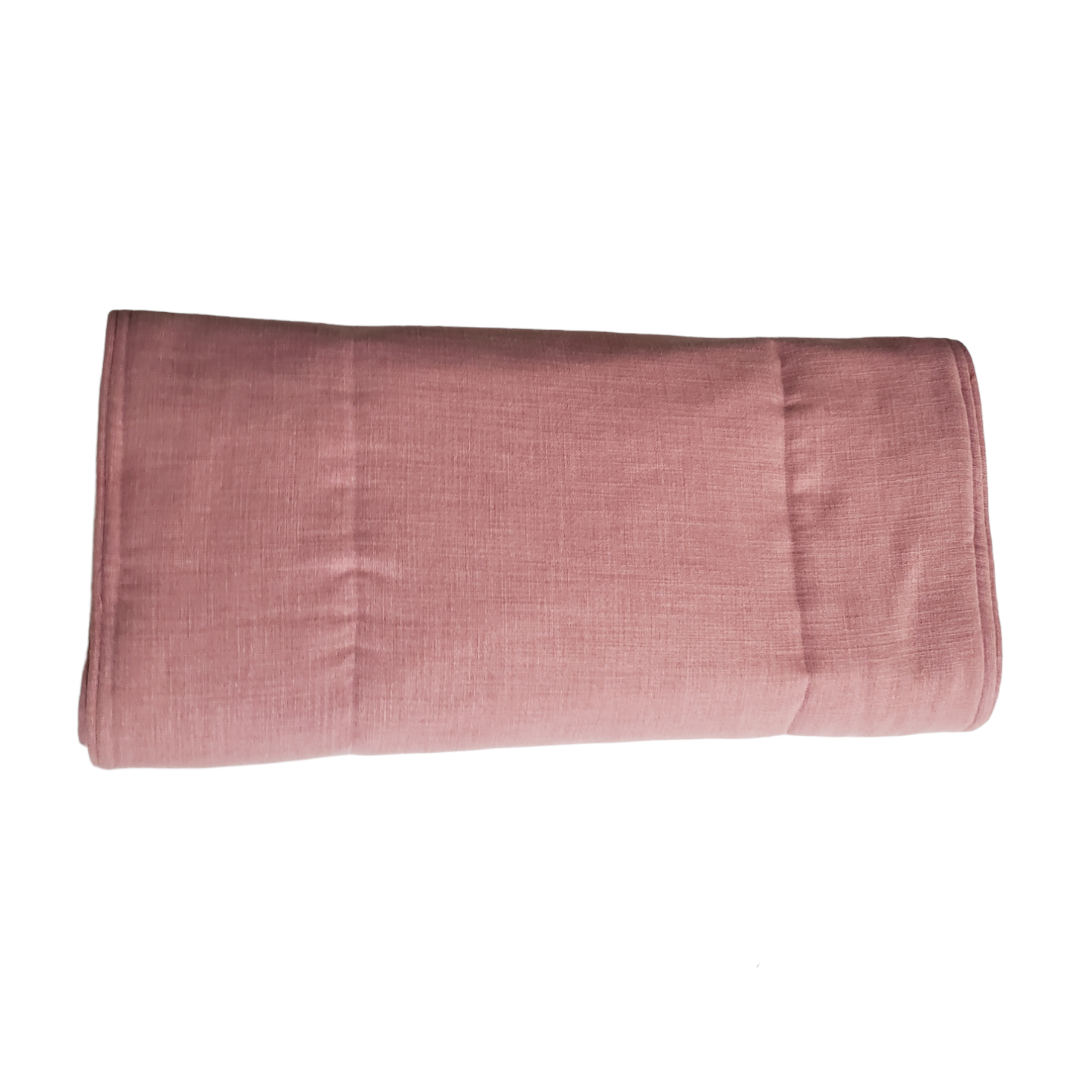 Cheeta Blush Throw Blanket. High End Bed Runner.