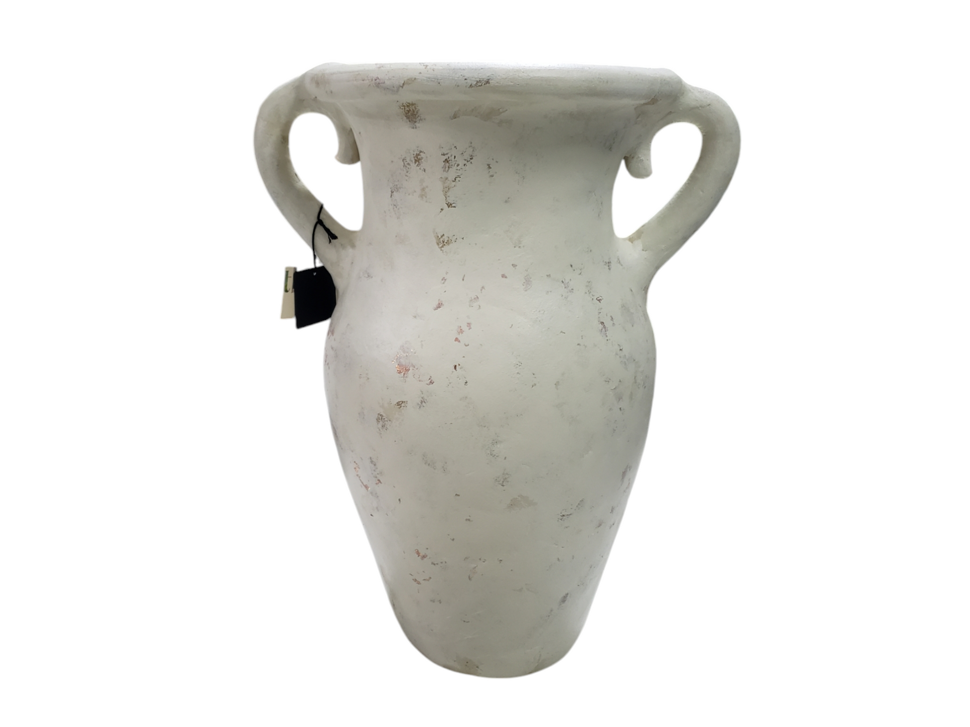 Elevate your space with our Unique Luxury Handpainted XL Clay Vase. Handcrafted by local artisans, this stunning clay pot features delicate handpainted details in soft neutral tones. A perfect addition to any room, bringing a touch of luxury and sophistication to your home.