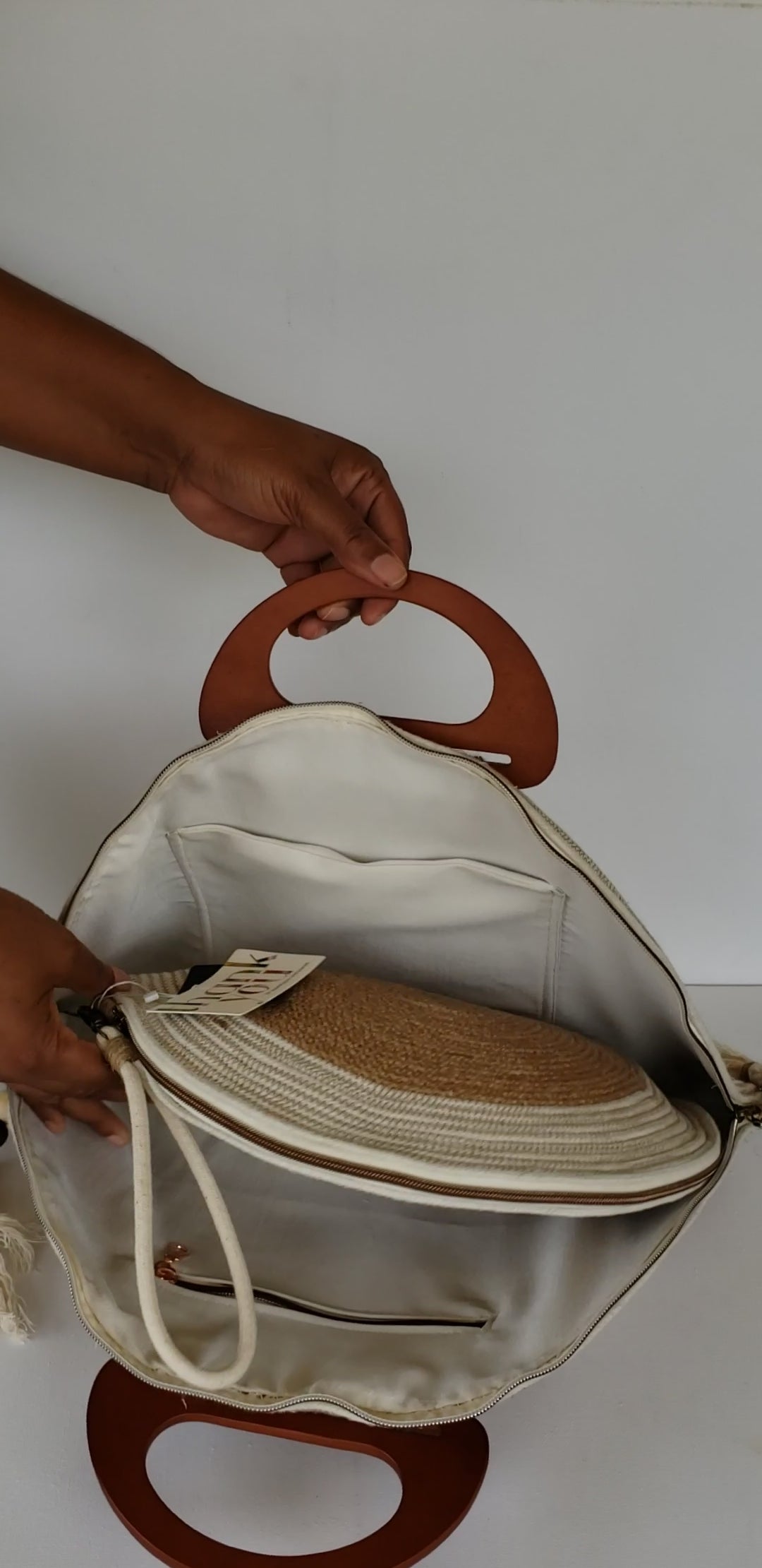Fifi Fan and Gloria's Ladies Woven limited edition Clutch Bag