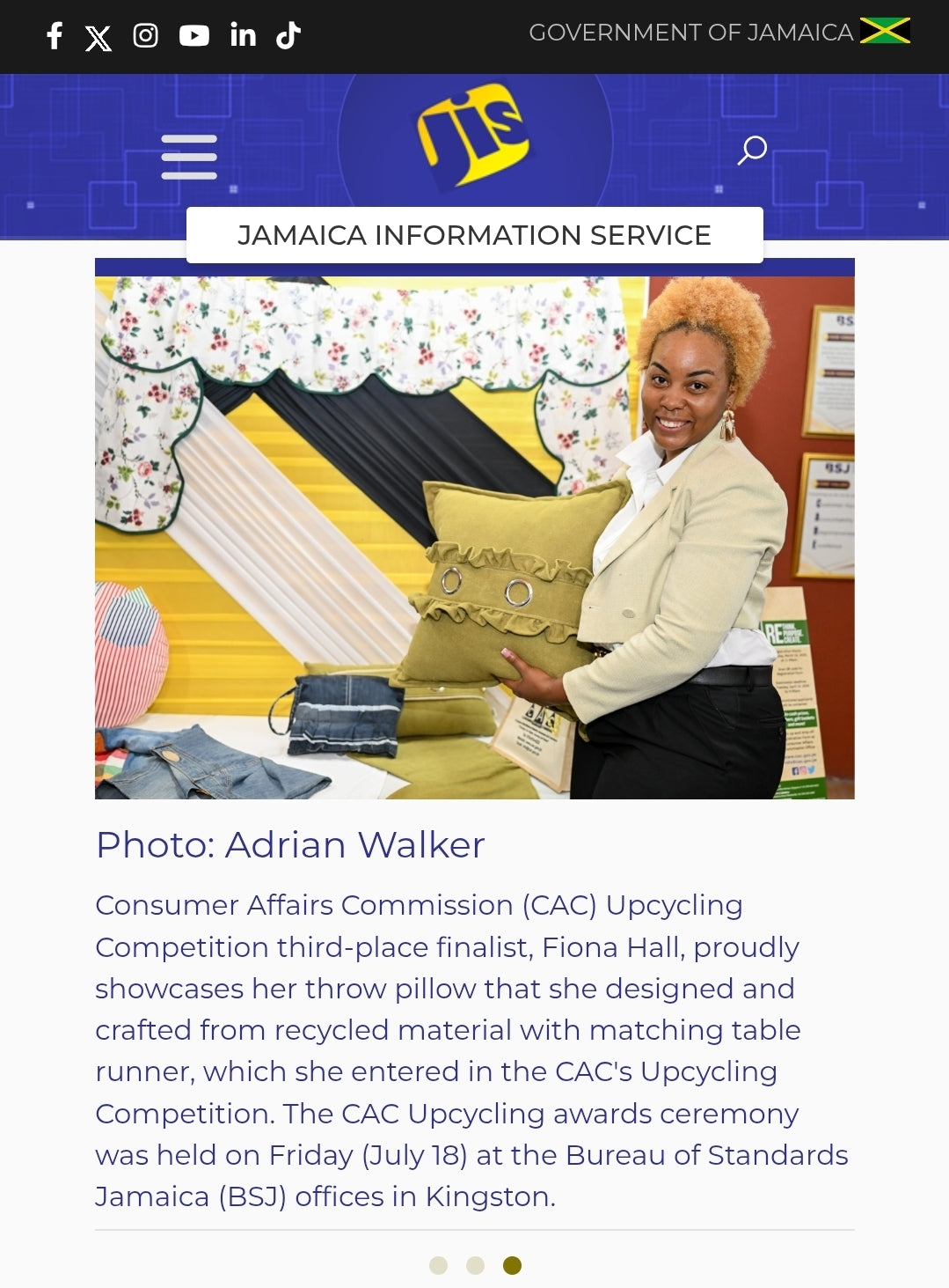 Advenique Home is Award-winning by the Consumer Affairs Comission Jamaica 