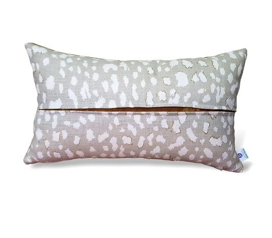Jan Showers Lynx Dot Lumbar Pillow.