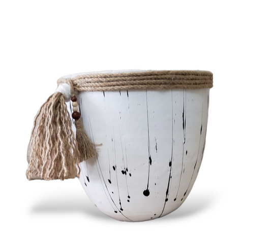 Large Rustic Modern Clay Pot