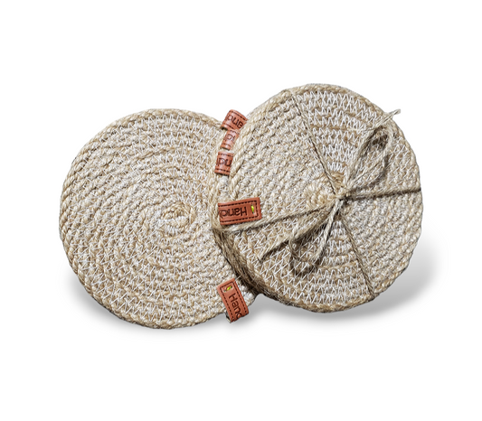 Rustic Jute Rope Coasters