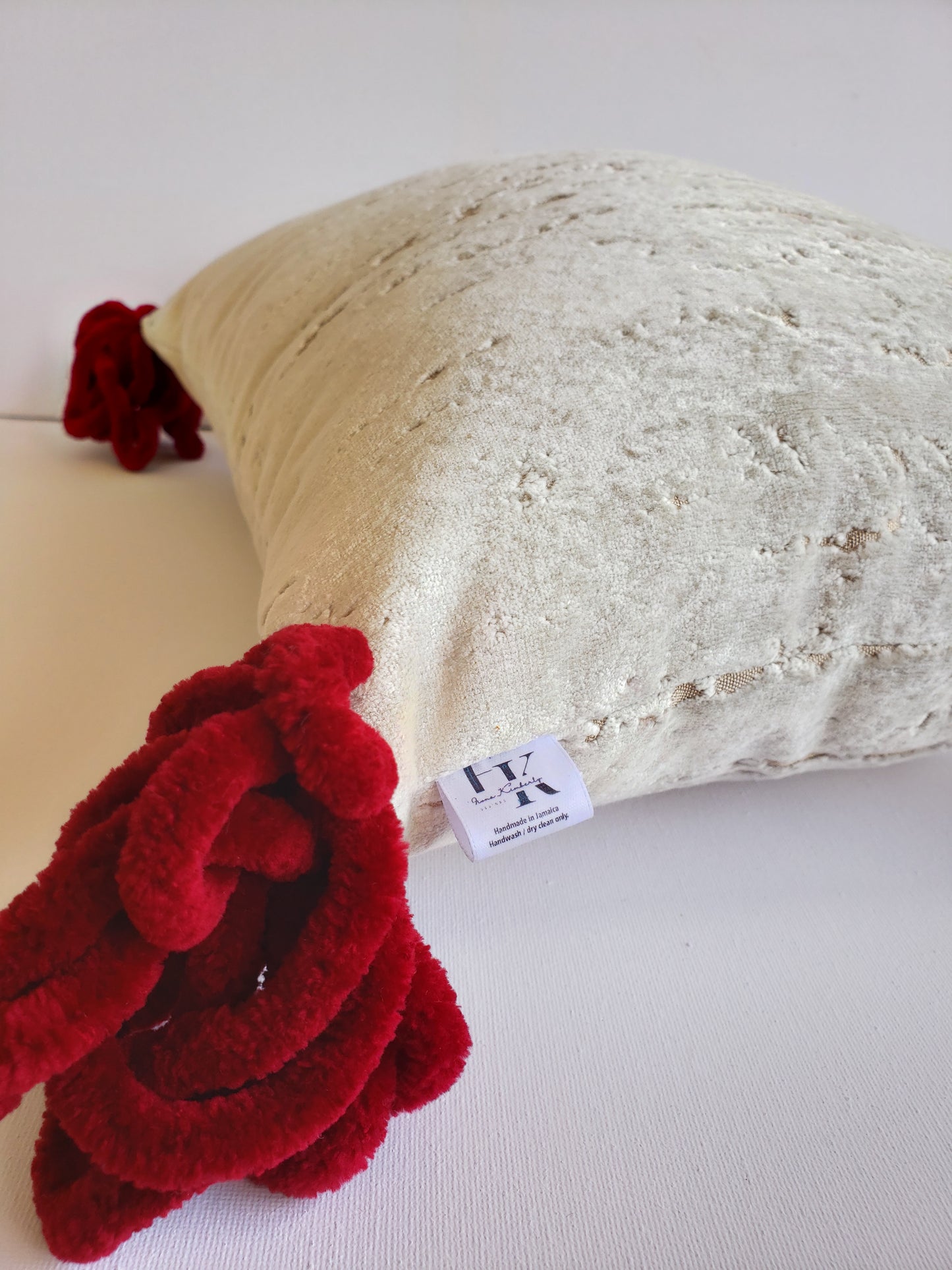 Ruby Romance Designer Decorative Pillow Covers.