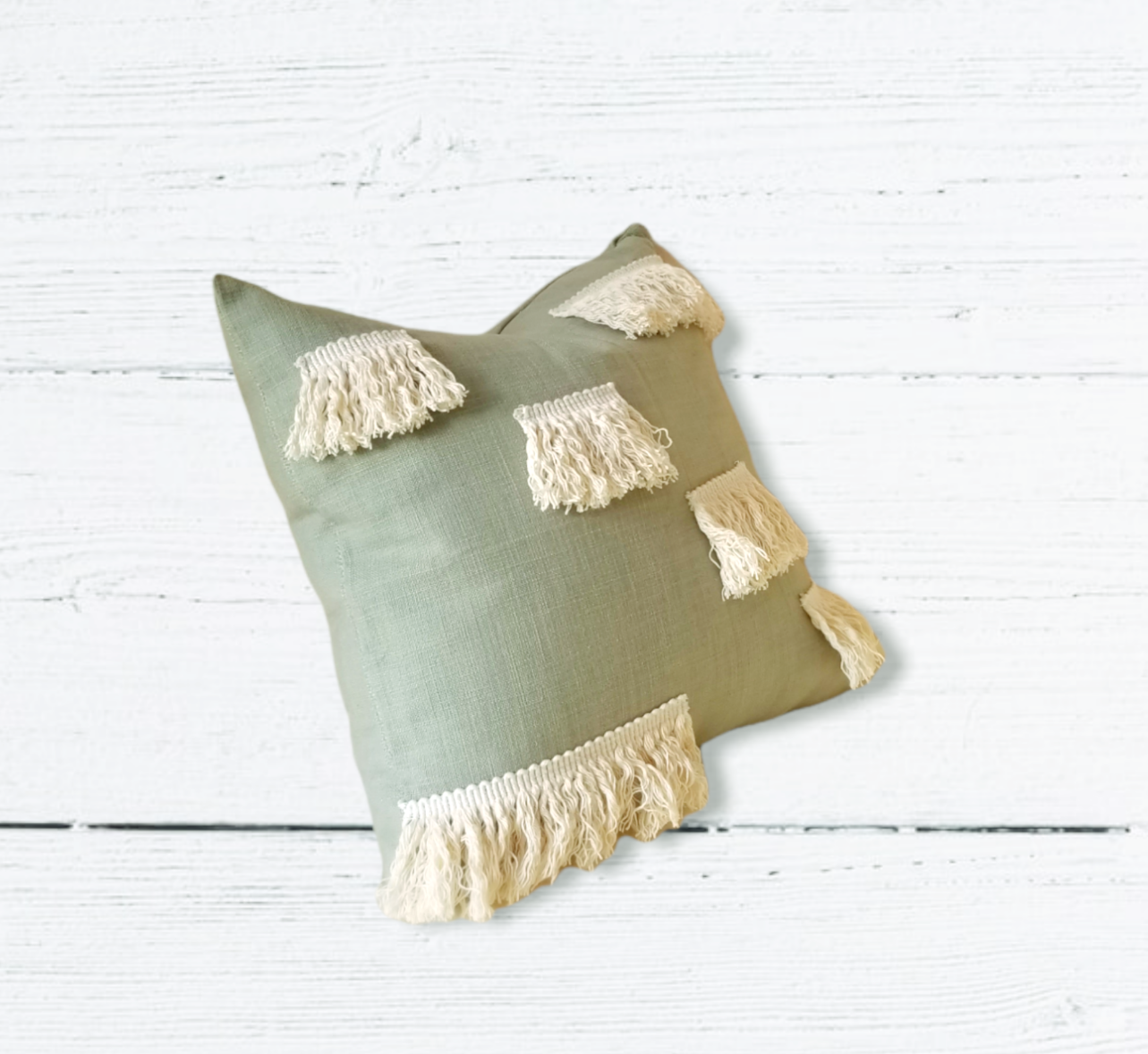 Boho Olive Green Luxury Decorative Pillow - Advenique Home Decor