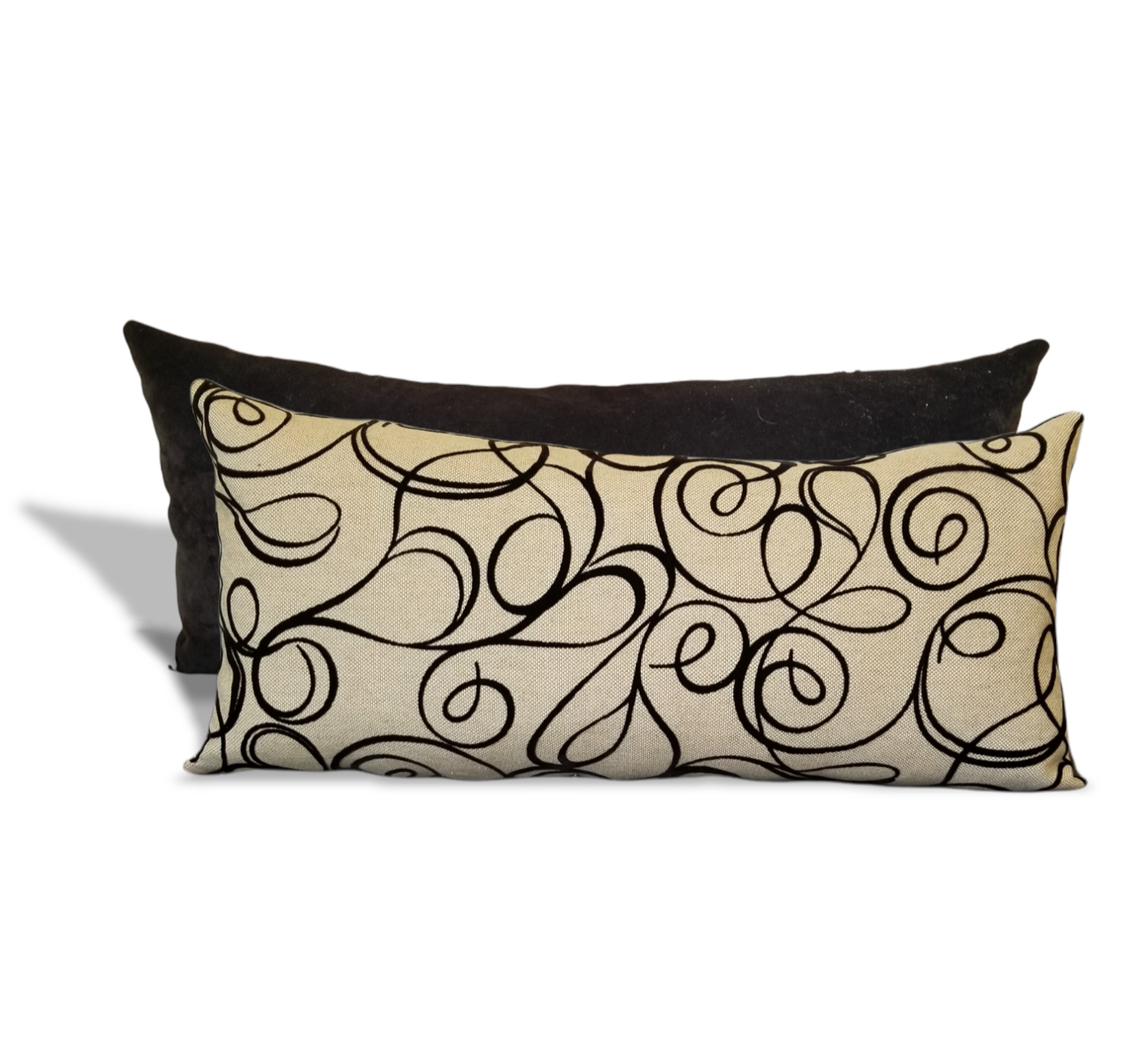 Modern Damask microfiber pillow Teal and Taupe  for your bedroom - Advenique Home Decor