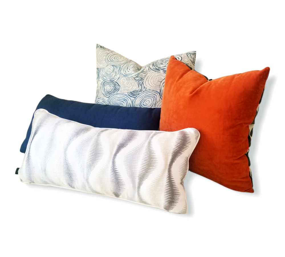 Fabricut Throb Opal Designer Luxury Throw Pillow. - Advenique Home Decor