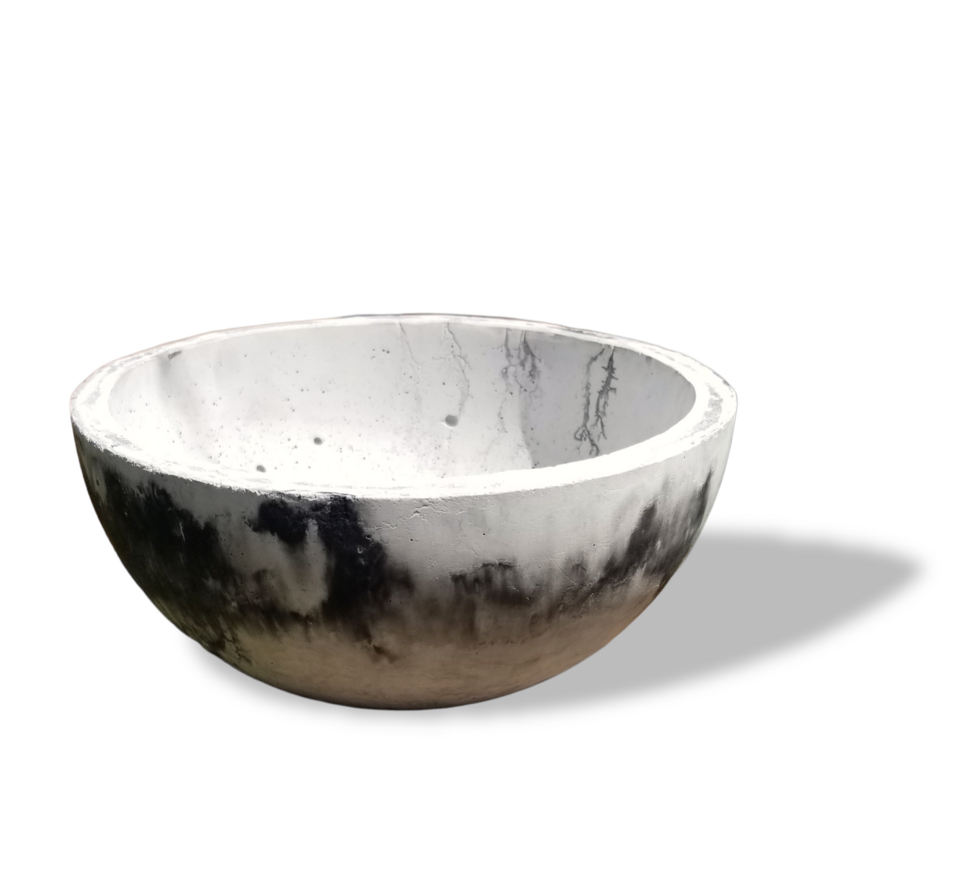 Distressed Cement Bowl/Planter Luxury decorative Accent Piece by Advenique Home - Advenique Home Decor