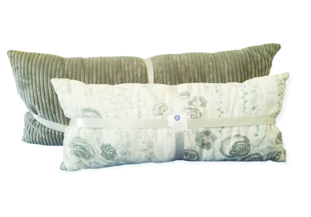 High end Luxury pillow cushion.  Exquisite designer decorative pillow add the perfect finishing touch to almost any room. Made from the lovely Sarah Richardson Kravet Peony Tree Silver Chinoiserie f Paired with a simple white twill back or grey microfiber backing.   Shop Designer pillow for your Gray or Blue Sectional Sofa, Accent Chair or Bedroom.  Need a Best Selling Pillow to Highlight that blanket or duvet.  Shop our designer royal blue pillow covers and get international shipping.
