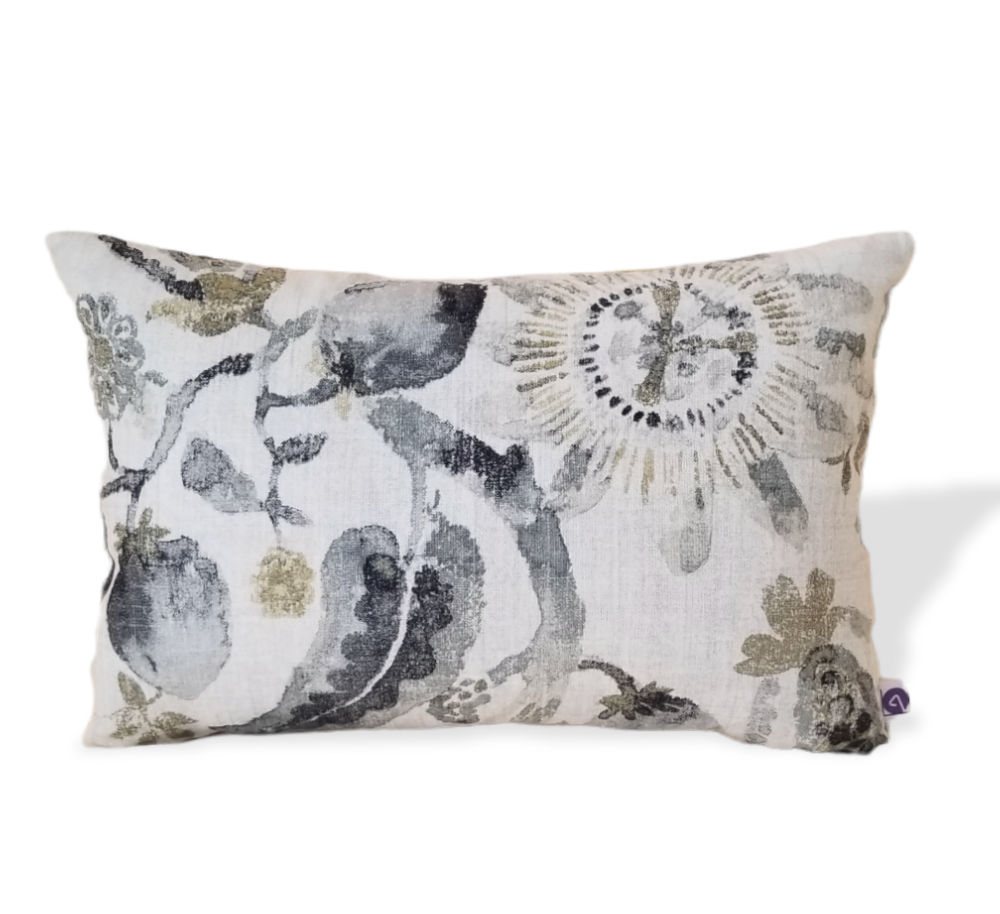 Designer Pillow from Richloom Anastasia Linen Sand Dune. - Advenique Home Decor