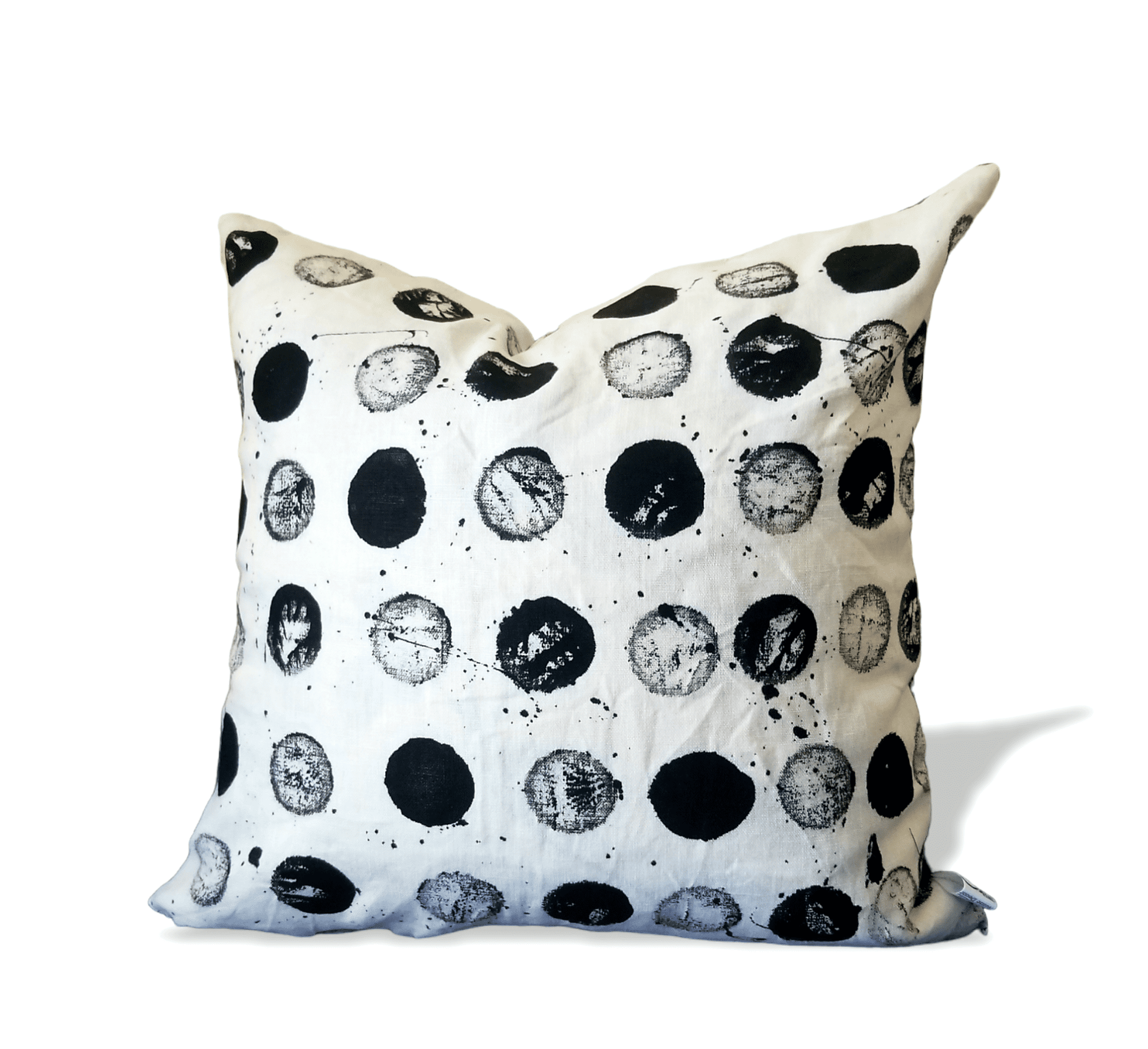 Luxury black abd white Geometric throw pillow cushion.  A high end decorative pillow that makes for excellent bedding choice.  Shop advenique home decor designer accent pillow cushion for your home and save.