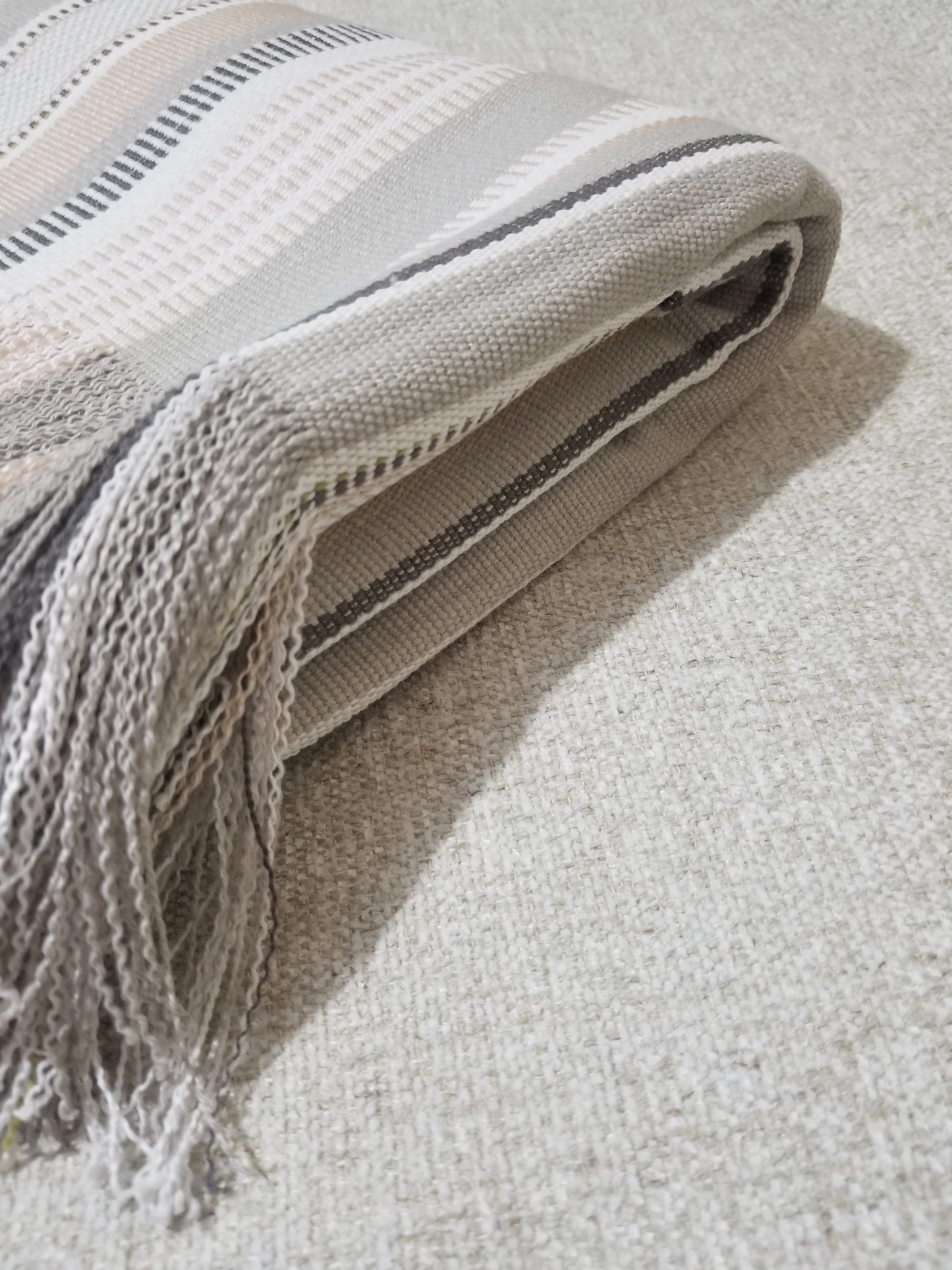 Woven Blush modern high end Boho Woven Rug.