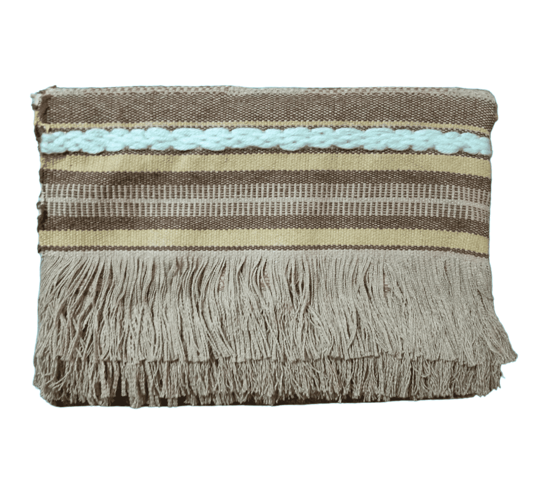 Whimsy Modern High End Boho Woven Rug.