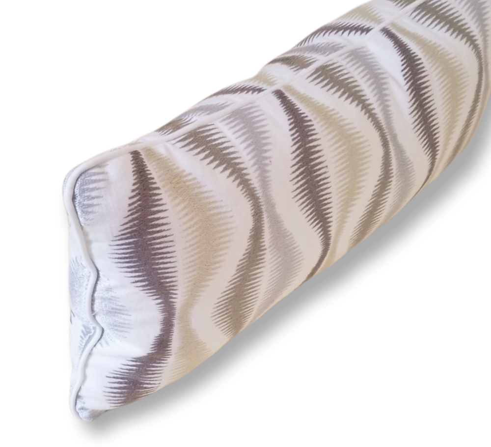 Fabricut Throb Opal Designer Luxury Throw Pillow.