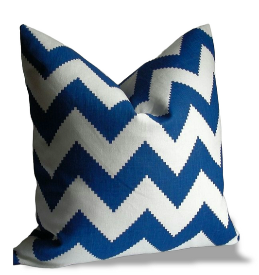 Our Jonathan Adler Marine Blue Chevron Decorative Pillow adds that exquisite look to you guest bedroom or living room sectional.  It's simply yet elegant Blue color goes great with other throw pillow designs.  Get this beautiful custom throw pillows by Fiona Kimberly Today!  Advenique Home Decor offers international and local shipping to the United States, Jamaica, Canada, UK and the Caribbean.