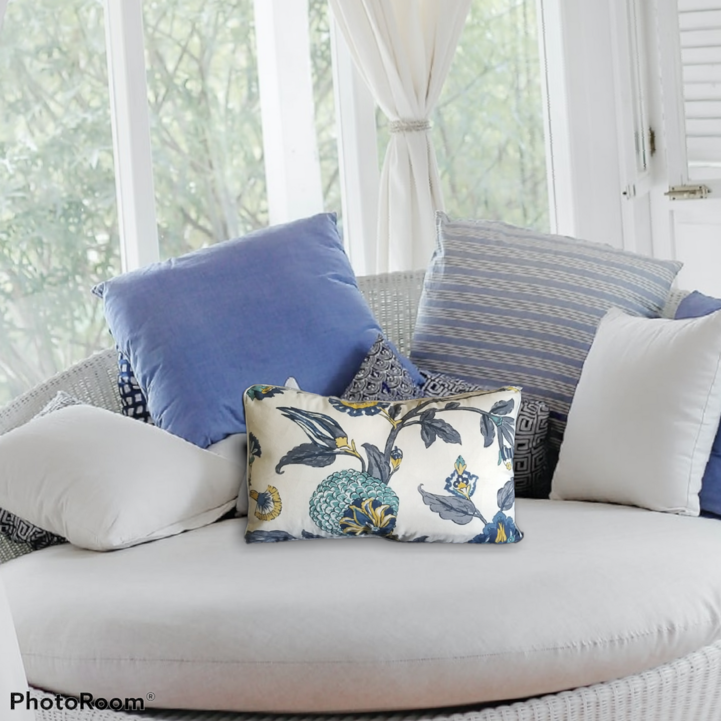 Robert Allen Home Auretta Decorative Pillow.  Lumbar and square. - Advenique Home Decor